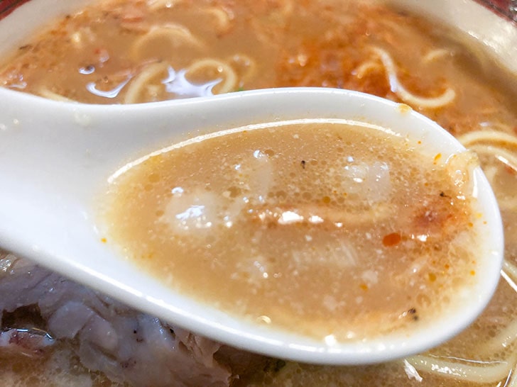 えびさん豚骨ラーメンのスープ