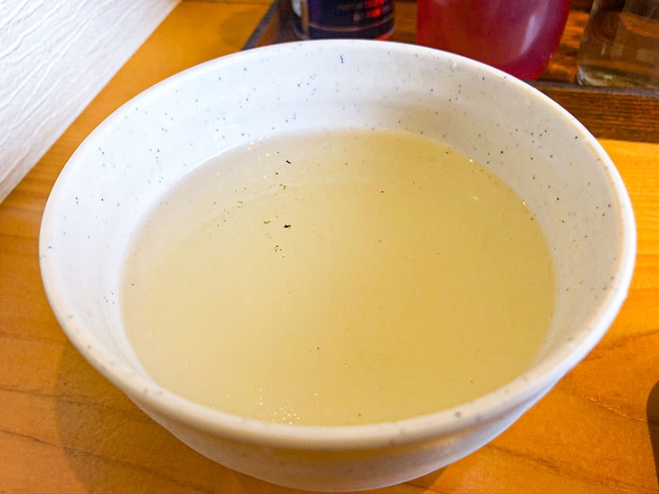 札幌海老麺舎 金沢銭五店 割りスープ