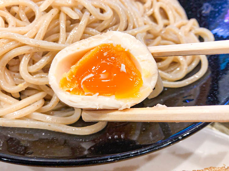 自家製麺 つけ麺桜 半熟卵