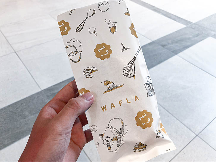 WAFLA(ワッフラ) クロスゲート金沢店 テイクアウトの袋