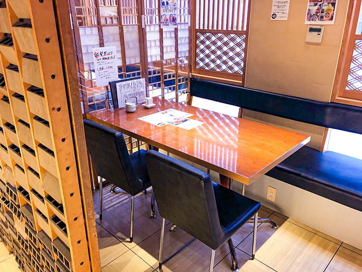手創り旬菜と和食 せん 金沢駅前店  テーブル席2