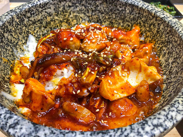 韓国食堂 불불 プルプル チーズタッカルビ丼2