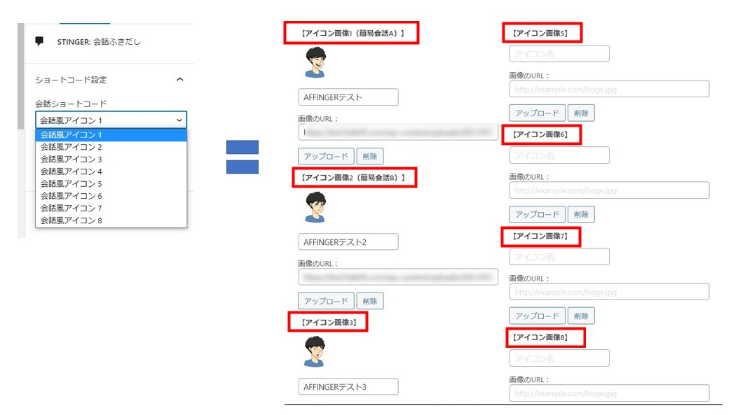 AFFINGER6 会話吹き出しの設定と使い方】記事を飽きさせない工夫として 