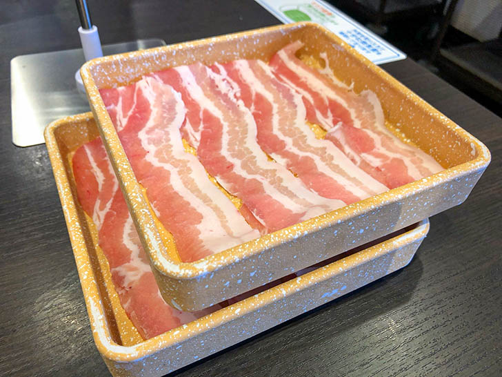 しゃぶ葉 金沢八日市店 三元豚の豚バラコース