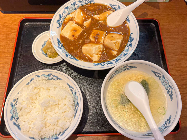 中国料理 広東 麻婆豆腐定食