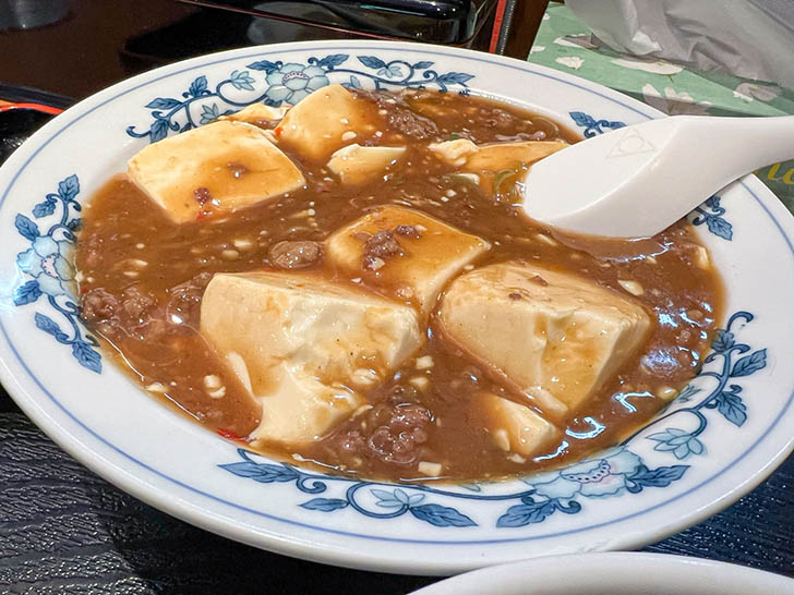 中国料理 広東 麻婆豆腐定食4