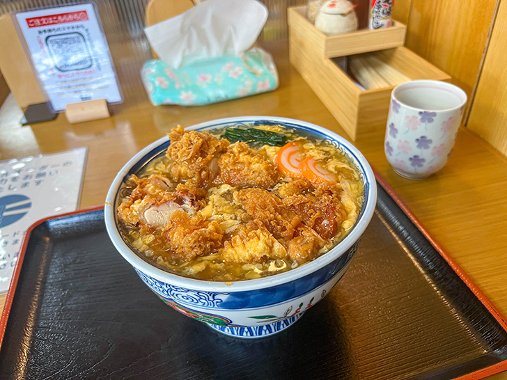うどんそば 天一屋 チキンかきたまうどん