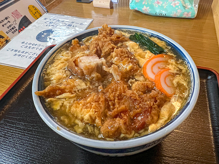 うどんそば 天一屋 チキンかきたまうどん